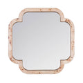 Varaluz 455MI50B Poplar Burl,Weathered Brass Swiss 50x50 Wall Mirror - Poplar Burl/weathered Brass Image 1