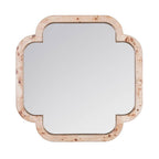 Varaluz 455MI50B Poplar Burl,Weathered Brass Swiss 50x50 Wall Mirror - Poplar Burl/weathered Brass Image 1