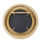 Varaluz 457MI30FGN French Gold,Natural Seagrass Athena 30-in Round Wall Mirror - French Gold/natural Seagrass Image 4