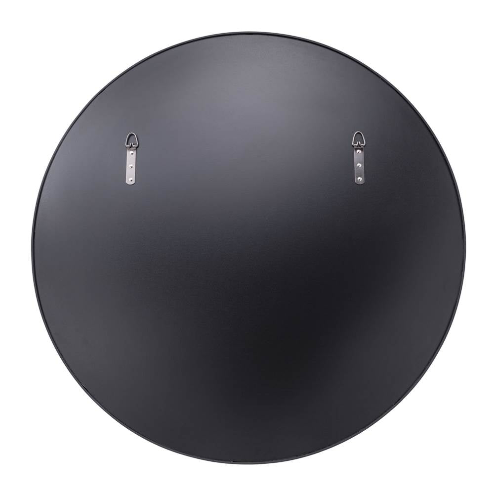 Varaluz 458MI30BL Black Tablet 30-in Round Wall Mirror - Black Image 4