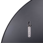 Varaluz 458MI30BL Black Tablet 30-in Round Wall Mirror - Black Image 2