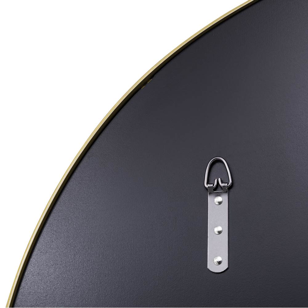 Varaluz 458MI30GO Gold Tablet 30-in Round Wall Mirror - Gold Image 2