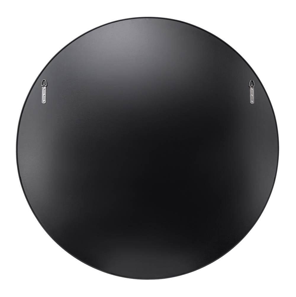 Varaluz 458MI40BL Black Tablet 40-in Round Wall Mirror - Black Image 6