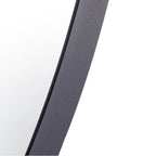 Varaluz 458MI40BL Black Tablet 40-in Round Wall Mirror - Black Image 3