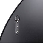 Varaluz 458MI40BL Black Tablet 40-in Round Wall Mirror - Black Image 2