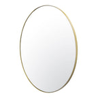 Varaluz Tablet 40-in Round Wall Mirror - Black