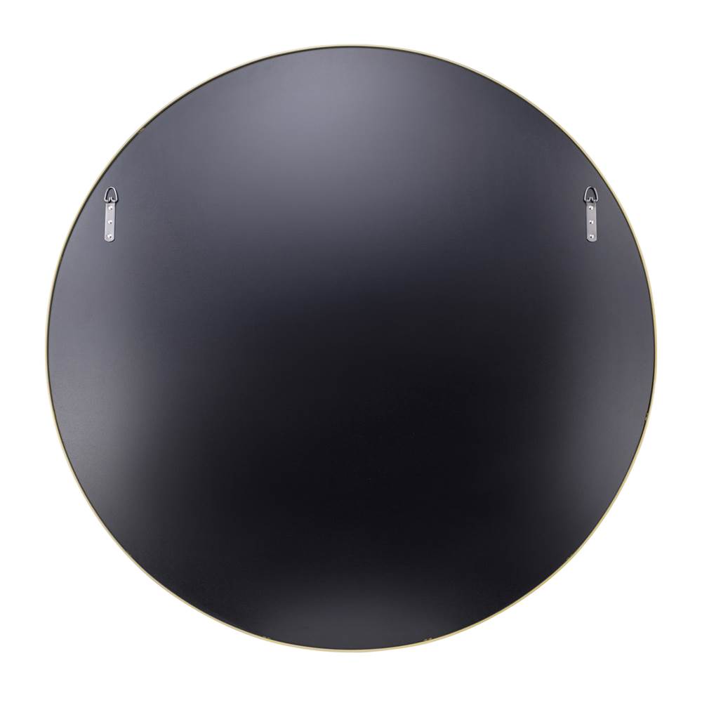 Varaluz 458MI40GO Gold Tablet 40-in Round Wall Mirror - Gold Image 4