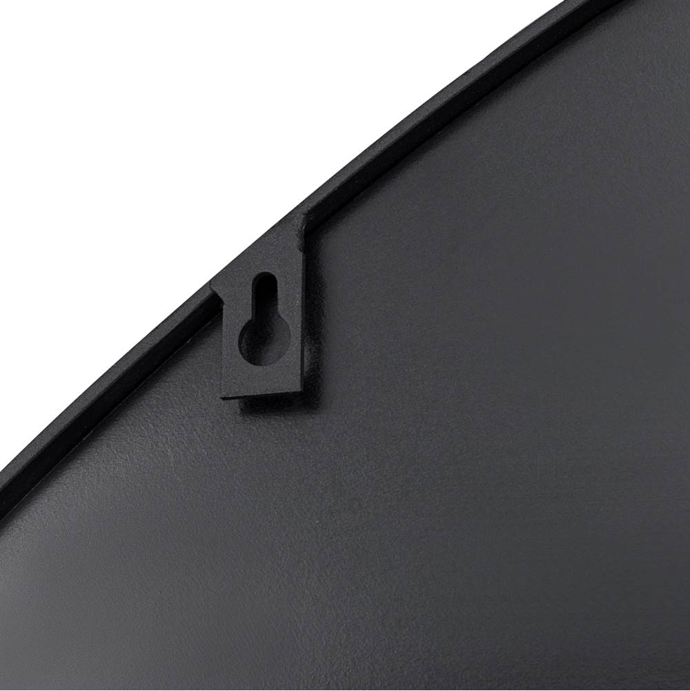 Varaluz 458MI50BL Black Tablet 50-in Round Wall Mirror - Black Image 2
