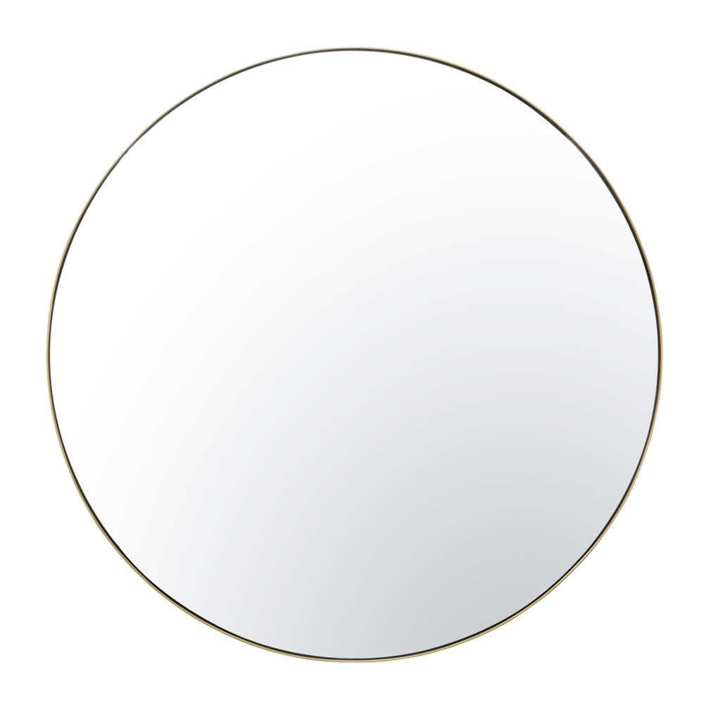 Varaluz 458MI50GO Gold Tablet 50-in Round Wall Mirror - Gold Image 1