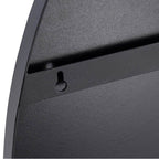 Varaluz 460MI22BL Black Propaganda 22x41 Oval Wall Mirror - Black Image 2
