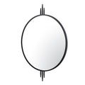 Varaluz 460MI30BL Black Propaganda 30x41 Wall Mirror - Black Image 1