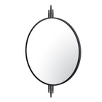 Varaluz 460MI30BL Black Propaganda 30x41 Wall Mirror - Black Image 1