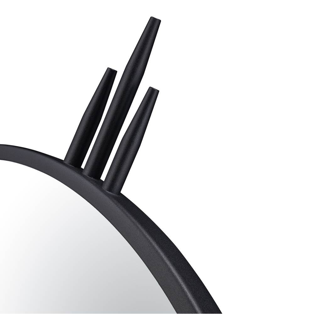 Varaluz 460MI30BL Black Propaganda 30x41 Wall Mirror - Black Image 3