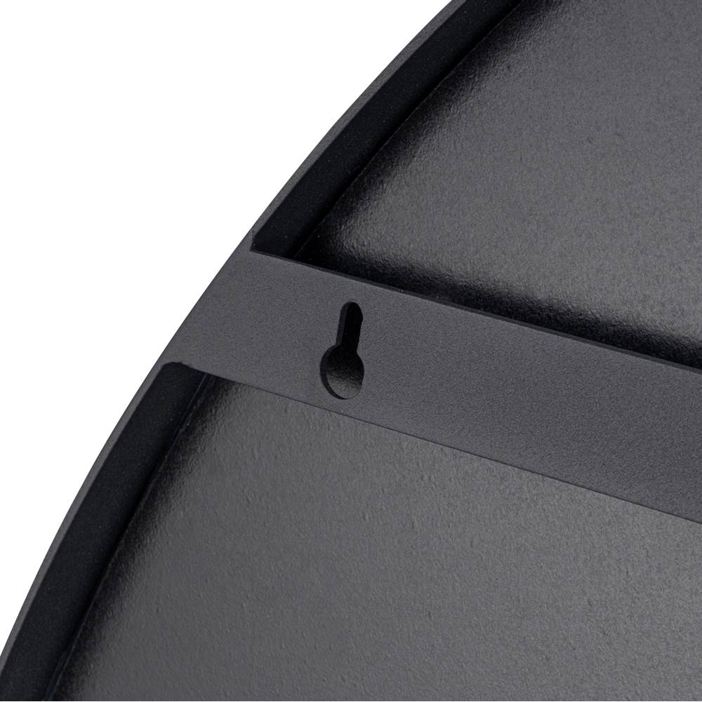 Varaluz 460MI30BL Black Propaganda 30x41 Wall Mirror - Black Image 2