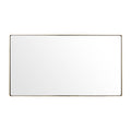 Varaluz 4DMI0108 Gold Kye 22x40 Rounded Rectangular Wall Mirror - Gold Image 1