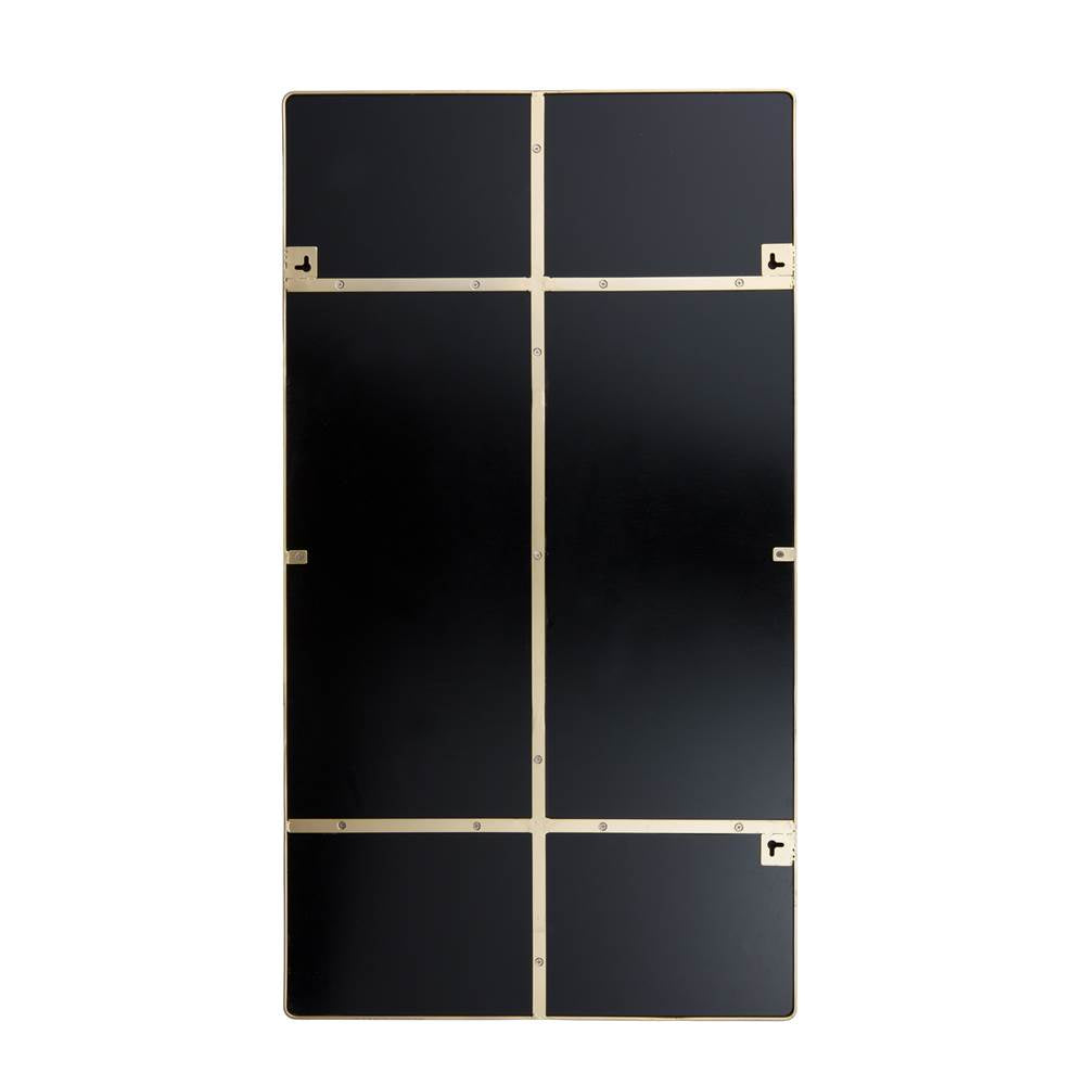 Varaluz 4DMI0108 Gold Kye 22x40 Rounded Rectangular Wall Mirror - Gold Image 4