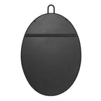 Varaluz 4DMI0110 Black Stopwatch 22x30 Oval Powder Room Mirror - Black Image 6