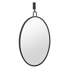 Varaluz 4DMI0110 Black Stopwatch 22x30 Oval Powder Room Mirror - Black Image 3
