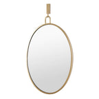 Varaluz Stopwatch 22x30 Oval Powder Room Mirror - Gold
