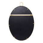 Varaluz 4DMI0111 Gold Stopwatch 22x30 Oval Powder Room Mirror - Gold Image 5