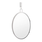 Varaluz Stopwatch 22x30 Oval Powder Room Mirror - Polished Nickel