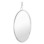Varaluz 4DMI0112 Polished Nickel Stopwatch 22x30 Oval Powder Room Mirror - Polished Nickel Image 6