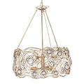 Varaluz 500C06HGOB Havana Gold Ombre Ethereal Rose 6-lt Chandelier - Havana Gold Ombre Image 1