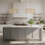 Varaluz 500C06HGOB Havana Gold Ombre Ethereal Rose 6-lt Chandelier - Havana Gold Ombre Image 6