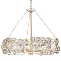 Varaluz 500C08HGOB Havana Gold Ombre Ethereal Rose 8-lt Chandelier - Havana Gold Ombre Image 1