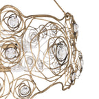 Varaluz 500C08HGOB Havana Gold Ombre Ethereal Rose 8-lt Chandelier - Havana Gold Ombre Image 3