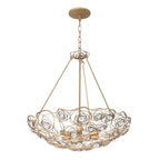 Varaluz 500P06HGOB Havana Gold Ombre Ethereal Rose 6-lt Inverted Pendant - Havana Gold Ombre Image 4