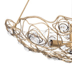 Varaluz 500P06HGOB Havana Gold Ombre Ethereal Rose 6-lt Inverted Pendant - Havana Gold Ombre Image 2