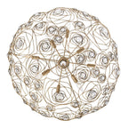 Varaluz 500P08HGOB Havana Gold Ombre Ethereal Rose 8-lt Inverted Pendant - Havana Gold Ombre Image 4