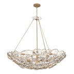 Varaluz 500P10HGOB Havana Gold Ombre Ethereal Rose 10-lt Inverted Pendant - Havana Gold Ombre Image 4