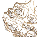 Varaluz 500P10HGOB Havana Gold Ombre Ethereal Rose 10-lt Inverted Pendant - Havana Gold Ombre Image 2