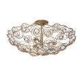 Varaluz 500S03HGOB Havana Gold Ombre Ethereal Rose 3-lt Inverted Semi-flush - Havana Gold Ombre Image 1