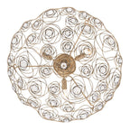 Varaluz 500S03HGOB Havana Gold Ombre Ethereal Rose 3-lt Inverted Semi-flush - Havana Gold Ombre Image 3