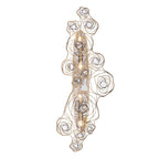 Varaluz 500W04HGOB Havana Gold Ombre,Polished Stainless Accents Ethereal Rose 4-lt Sconce - Havana Gold Ombre/polished Stainless Accents Image 1