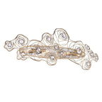 Varaluz 500W04HGOB Havana Gold Ombre,Polished Stainless Accents Ethereal Rose 4-lt Sconce - Havana Gold Ombre/polished Stainless Accents Image 3