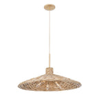 Varaluz 502P05FGN French Gold,Natural Seagrass Hilton Head 5-lt Large Pendant - French Gold/natural Seagrass Image 4