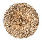Varaluz 502P09FGN French Gold,Natural Seagrass Hilton Head 9-lt 2-tier Pendant - French Gold/natural Seagrass Image 3