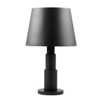 Varaluz 504T03MB Matte Black Giustino 3-lt Table Lamp - Matte Black Image 1
