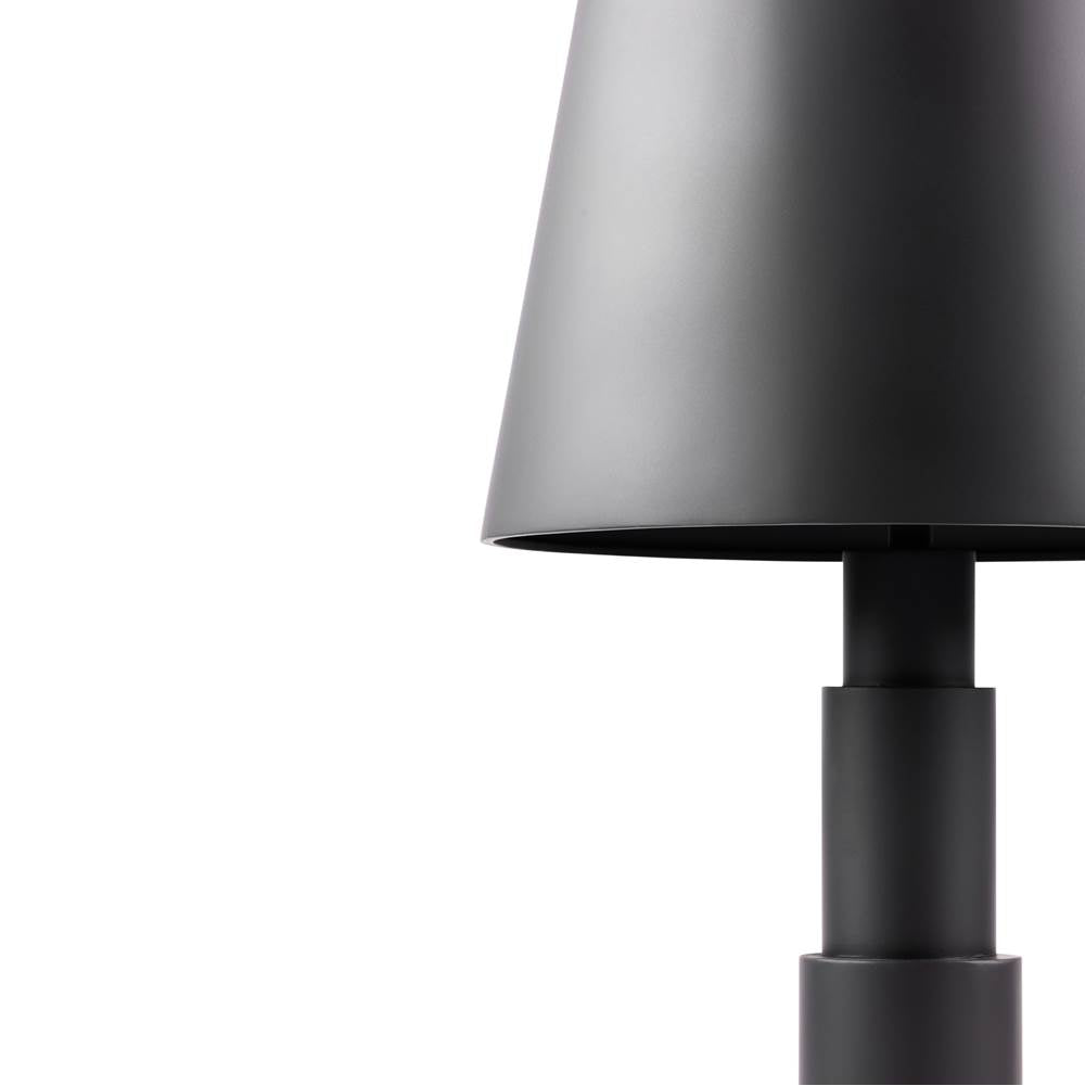 Varaluz 504T03MB Matte Black Giustino 3-lt Table Lamp - Matte Black Image 4
