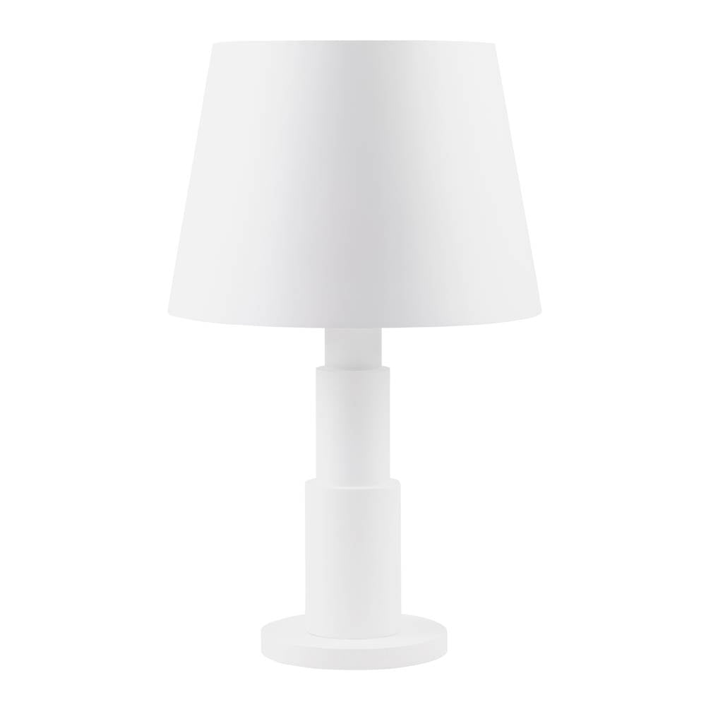 Varaluz 504T03MW Matte White Giustino 3-lt Table Lamp - Matte White Image 1