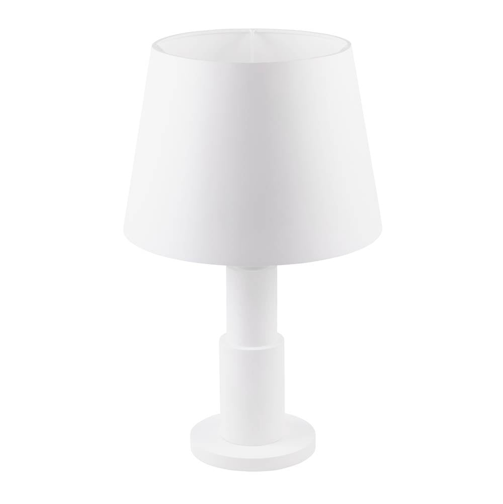 Varaluz 504T03MW Matte White Giustino 3-lt Table Lamp - Matte White Image 4