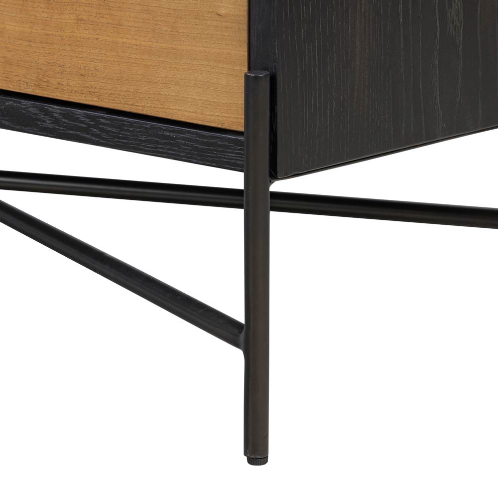 Varaluz 505ST48A Black,Walnut,White Ashe,Cherry,Black Oak Parker Credenza - Black/walnut/white Ashe/cherry/black Oak Image 4