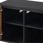 Varaluz 505ST48A Black,Walnut,White Ashe,Cherry,Black Oak Parker Credenza - Black/walnut/white Ashe/cherry/black Oak Image 3