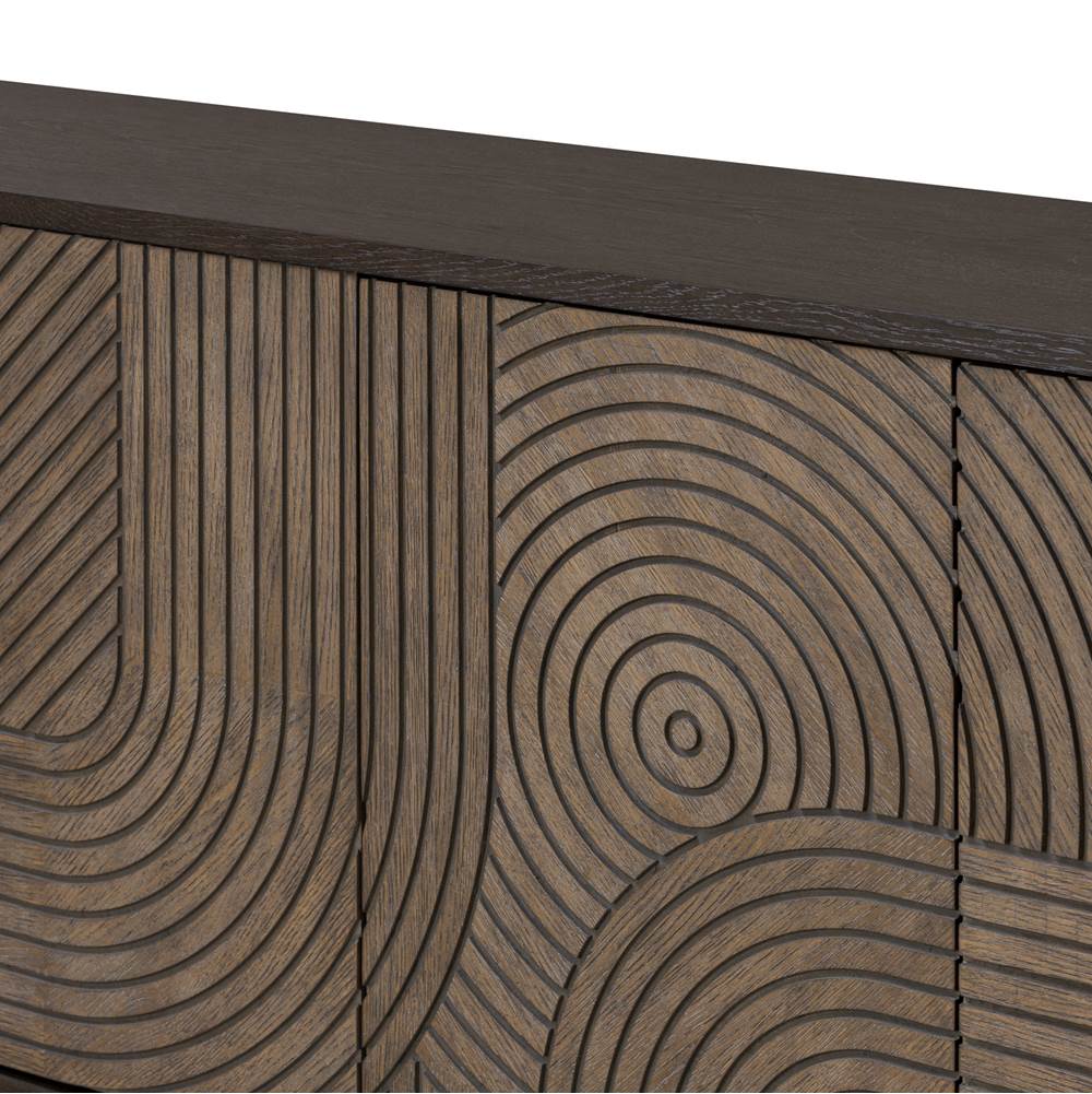 Varaluz 507ST78A Aged Barrel,Dark Brown Oak Kalen Credenza - Aged Barrel/dark Brown Oak Image 2