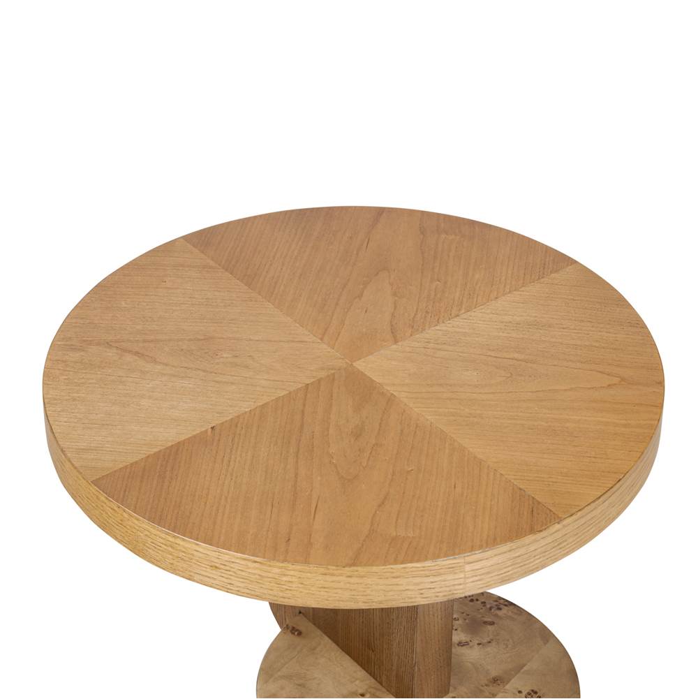Varaluz 508TA18A Black Oak,Mappa Burl, Poplar,Cherry Eros Side Table - Black Oak/mappa Burl/ Poplar/cherry Image 6