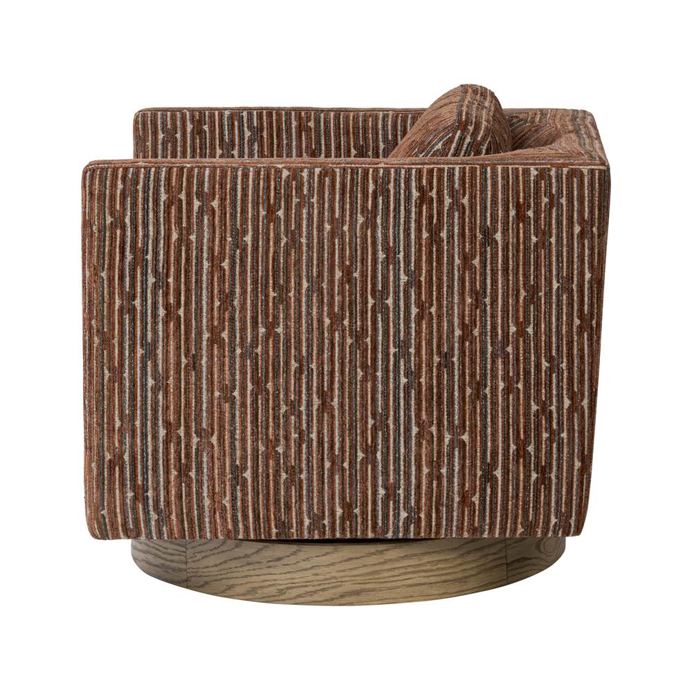 Varaluz 509CH30A Harvest Oak,Geo Fullerton Accent Chair - Harvest Oak/geo Image 9